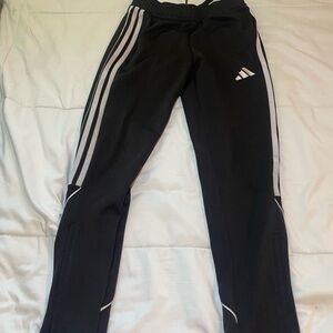 Adidas Kids Black and White Joggers